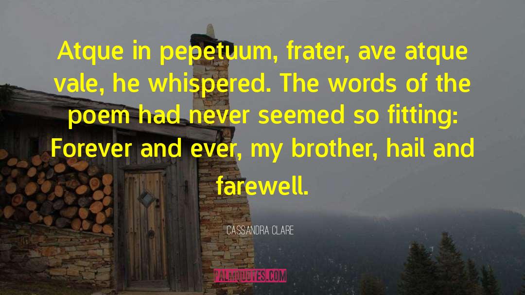 Farewell To Colleague quotes by Cassandra Clare