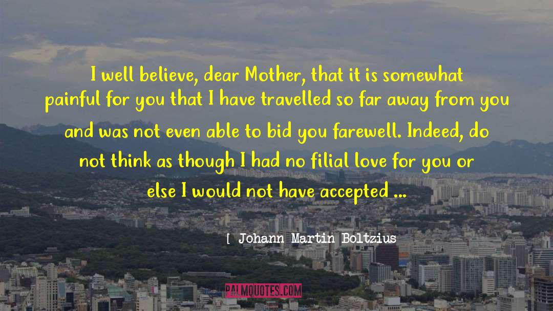 Farewell To Colleague quotes by Johann Martin Boltzius