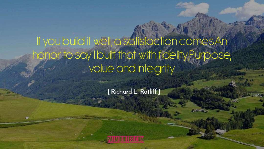Farinelli Construction quotes by Richard L. Ratliff