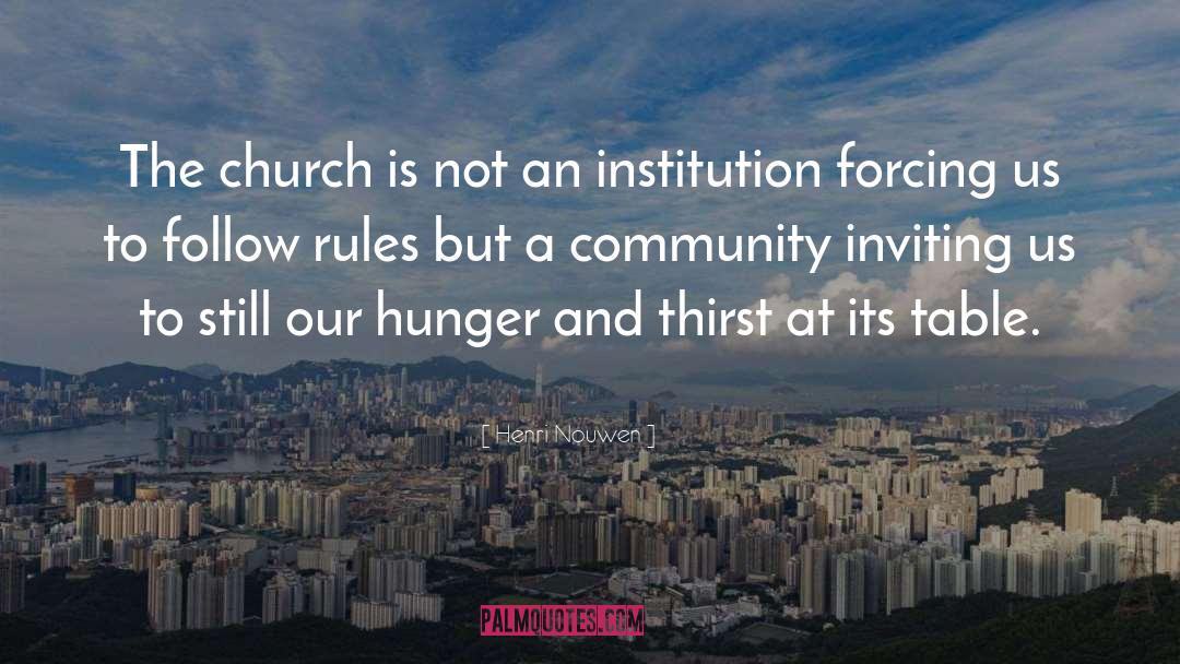 Farlan Church quotes by Henri Nouwen