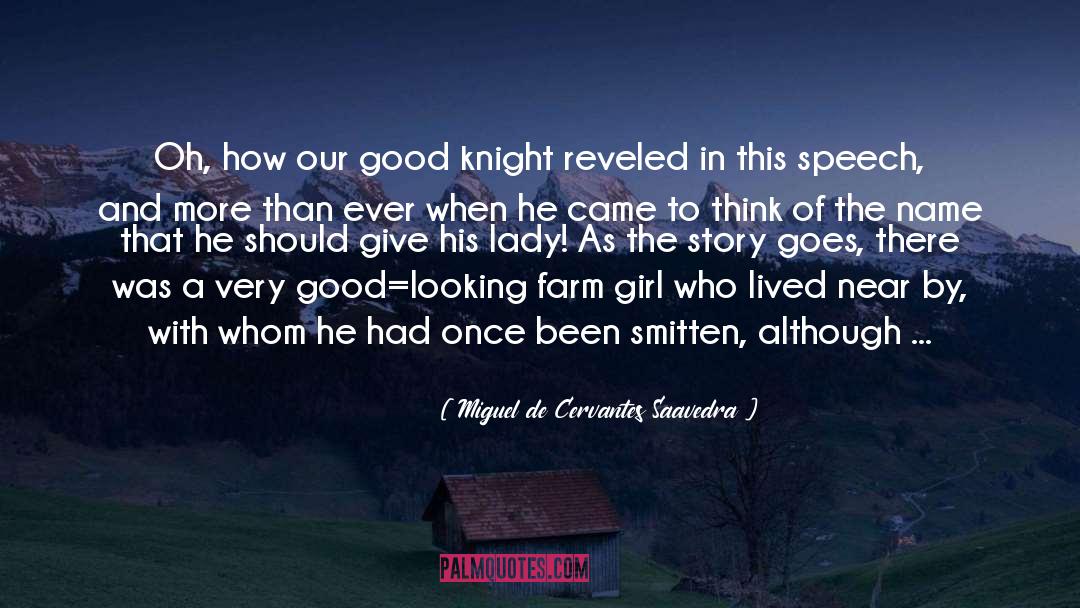 Farm Girl quotes by Miguel De Cervantes Saavedra