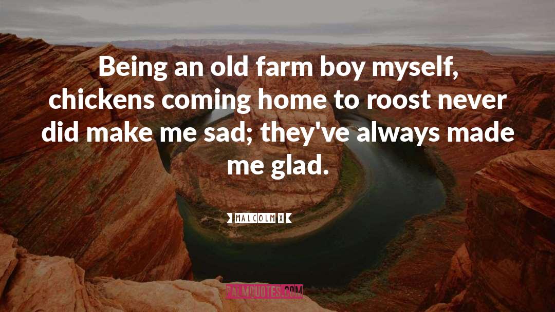 Farm quotes by Malcolm X