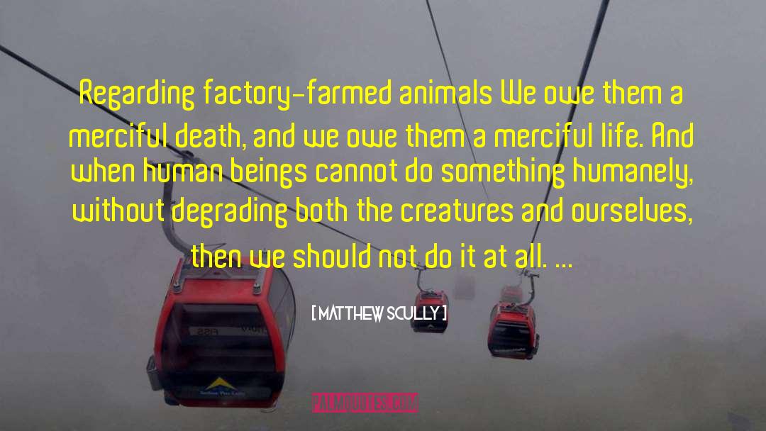 Farmed Animals quotes by Matthew Scully