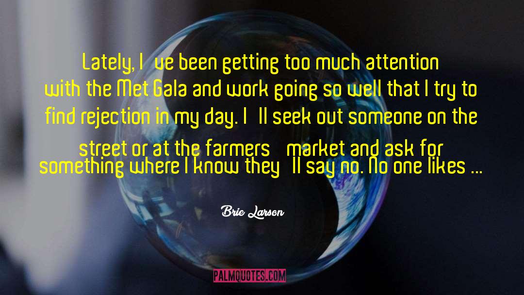 Farmers Market quotes by Brie Larson