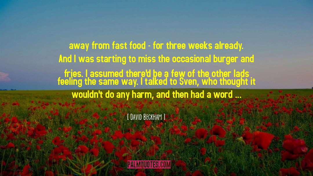 Farming In Brazil quotes by David Beckham