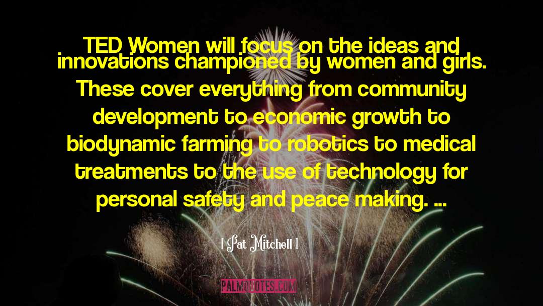 Farming quotes by Pat Mitchell