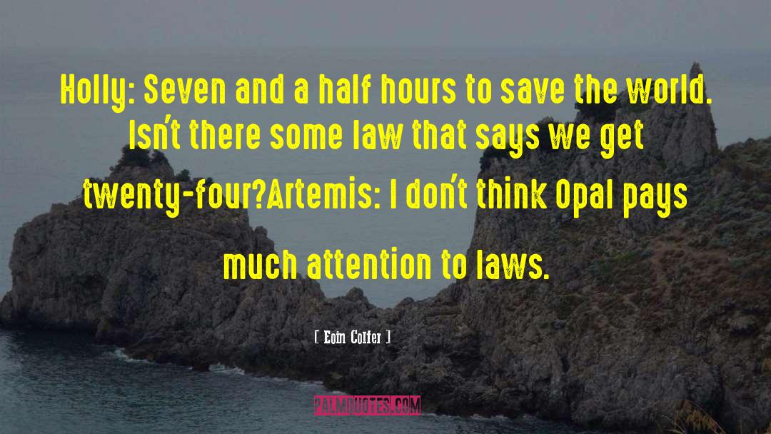 Farnan Law quotes by Eoin Colfer