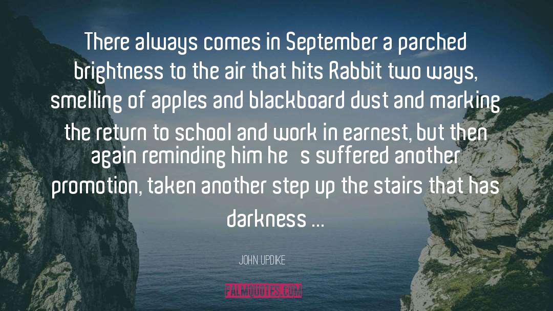 Farriss Rabbit quotes by John Updike
