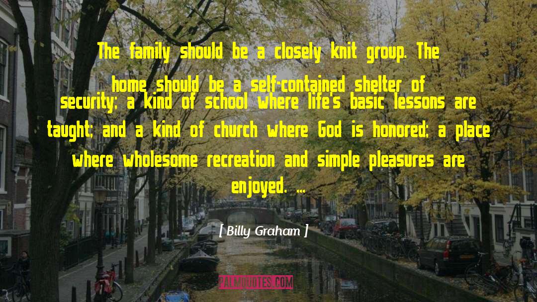 Farseeing Knit quotes by Billy Graham