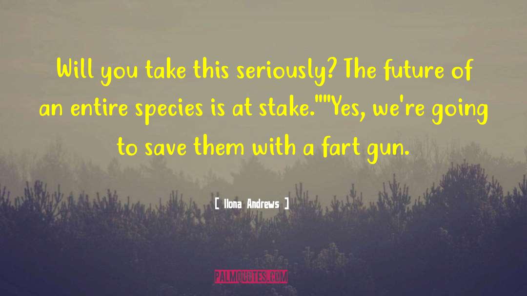 Fart quotes by Ilona Andrews