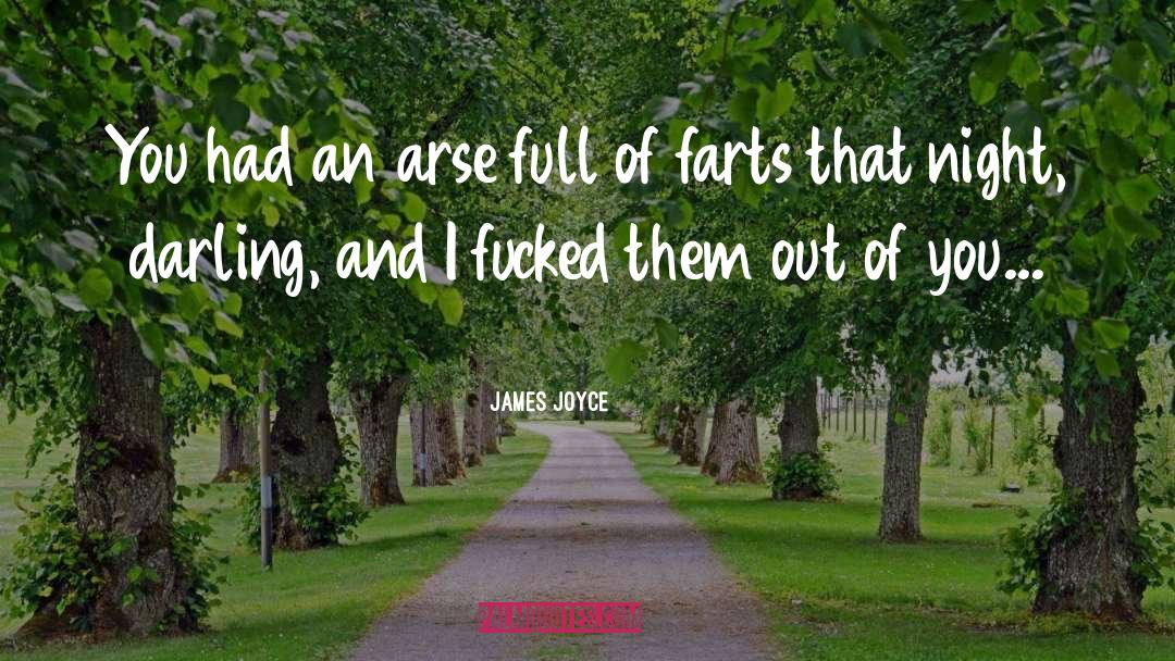 Farts quotes by James Joyce