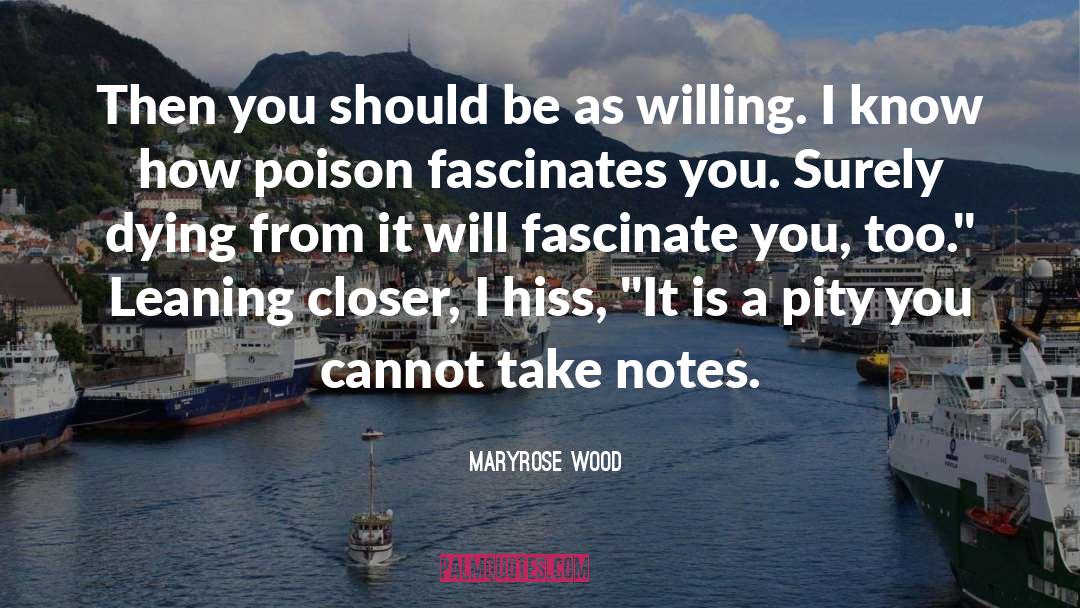 Fascinate quotes by Maryrose Wood