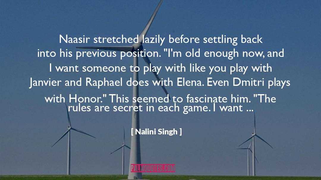 Fascinate quotes by Nalini Singh