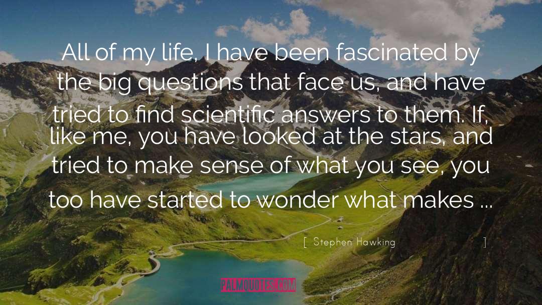 Fascinated quotes by Stephen Hawking