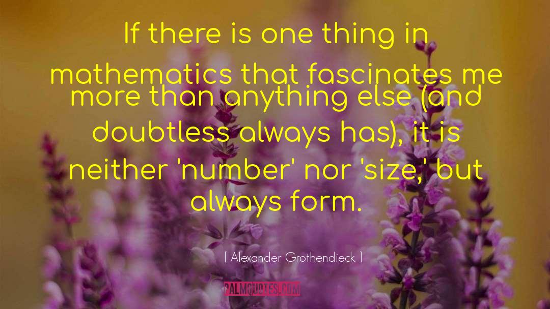Fascinates quotes by Alexander Grothendieck