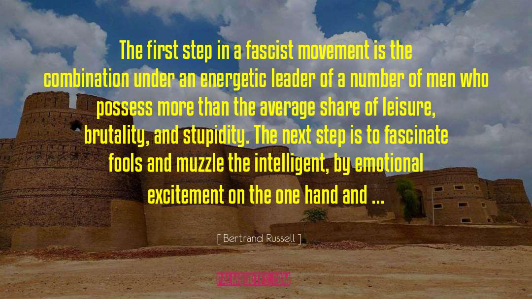 Fascist quotes by Bertrand Russell