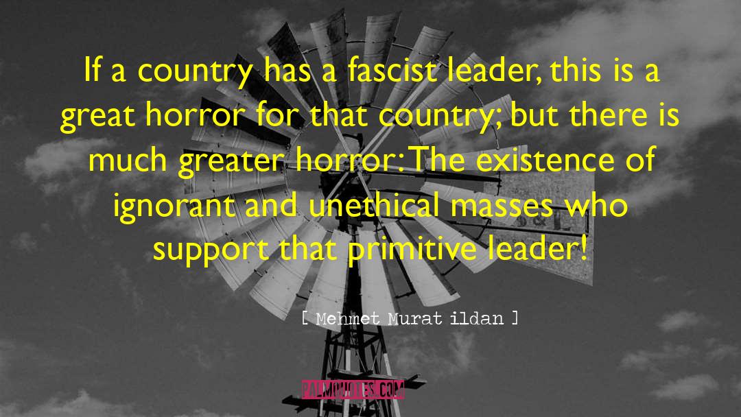 Fascist quotes by Mehmet Murat Ildan