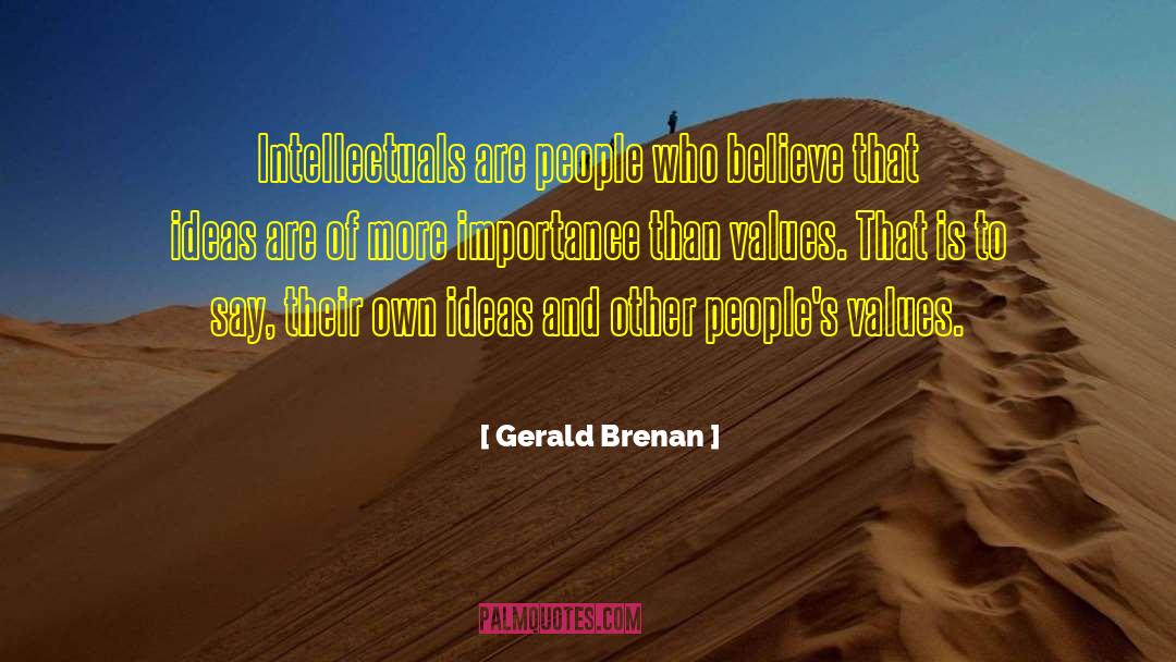 Fascist Values quotes by Gerald Brenan