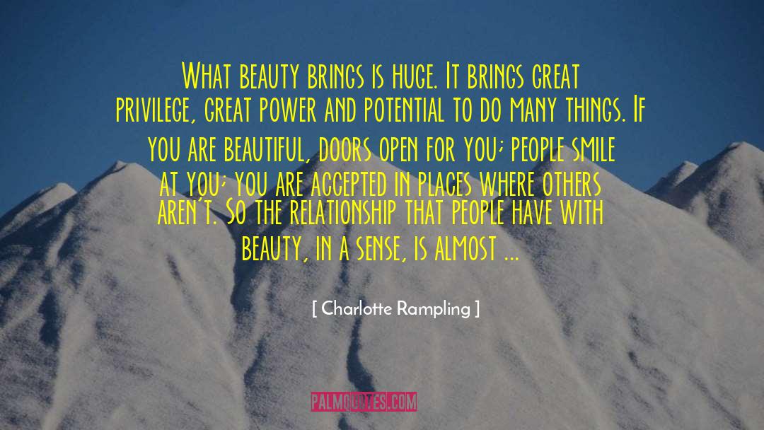 Fashion And Beauty quotes by Charlotte Rampling