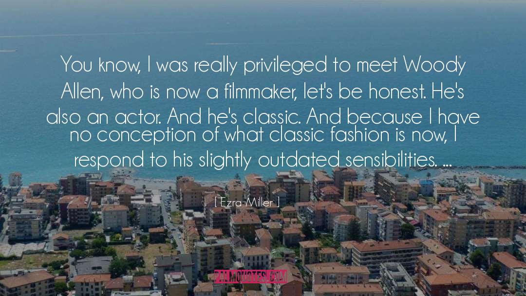 Fashion Blog quotes by Ezra Miller