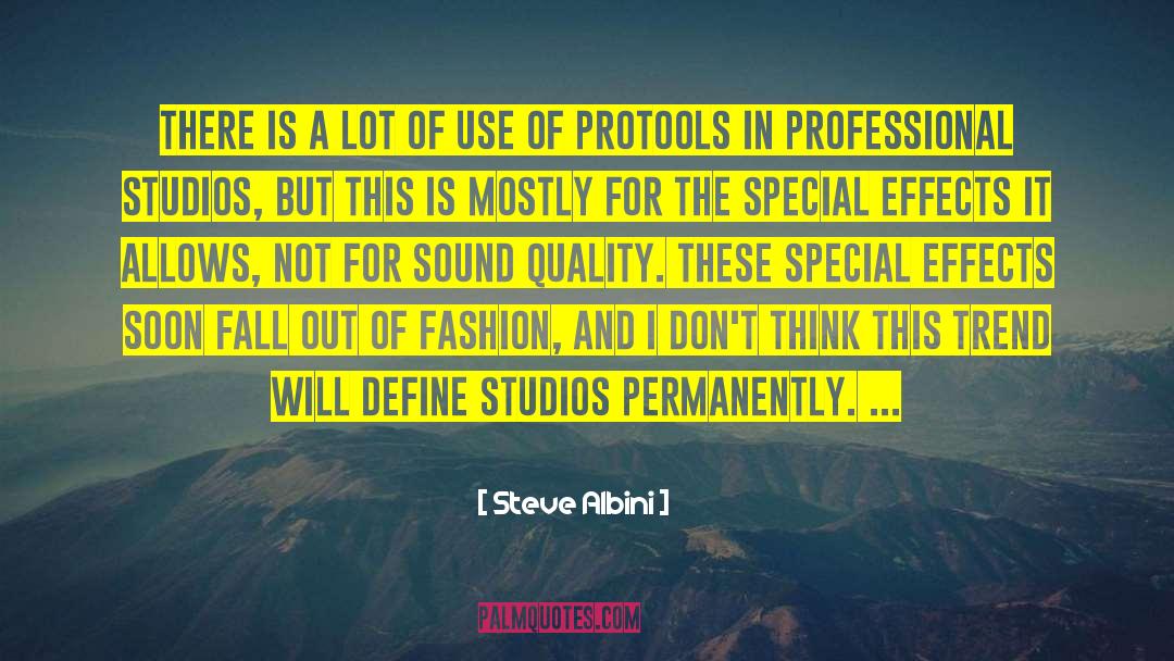 Fashion History quotes by Steve Albini