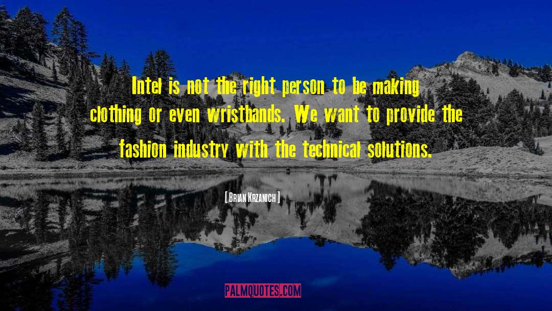 Fashion Industry quotes by Brian Krzanich