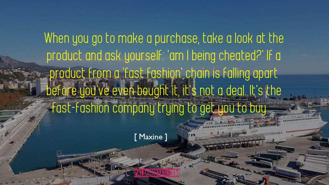 Fashion Killers quotes by Maxine