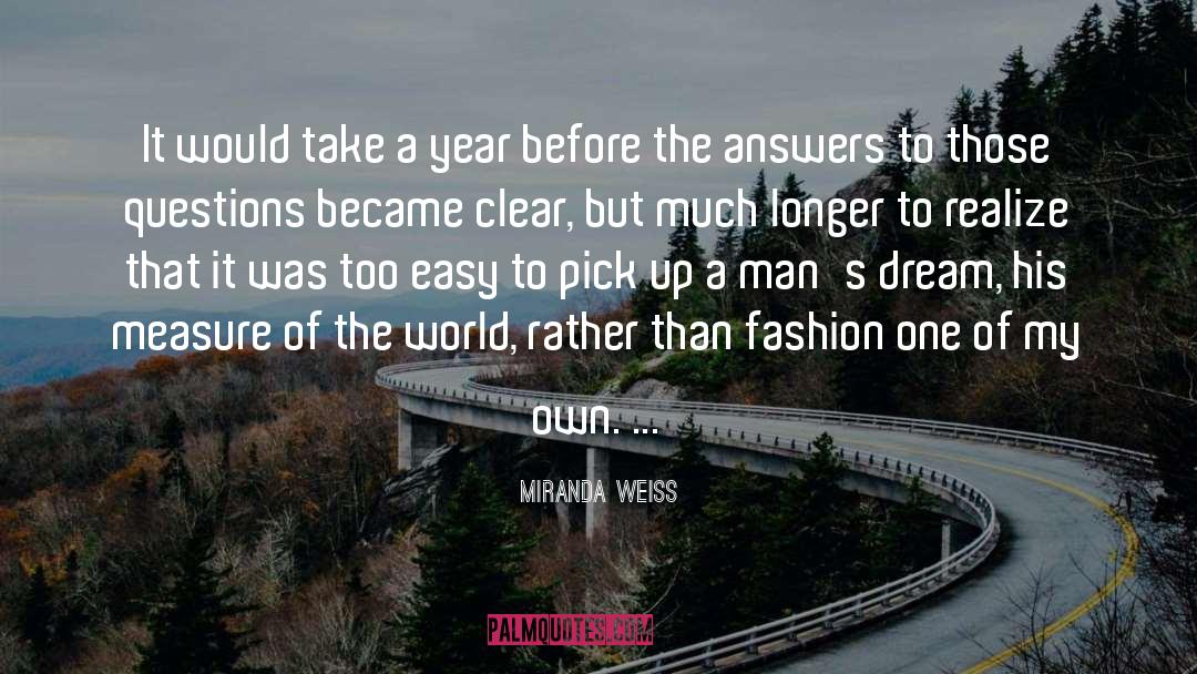 Fashion Magazines quotes by Miranda Weiss