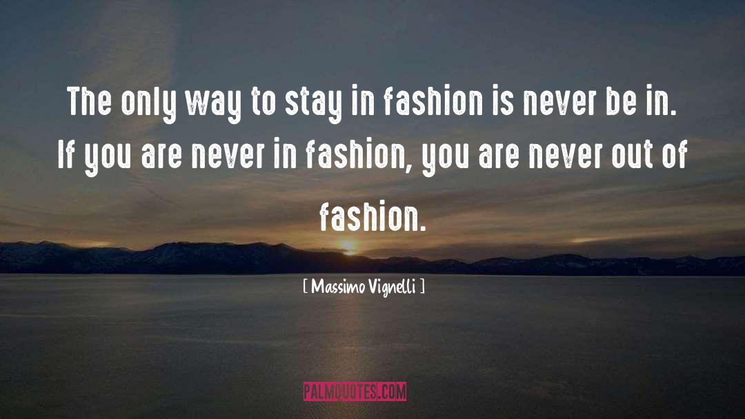 Fashion Models quotes by Massimo Vignelli