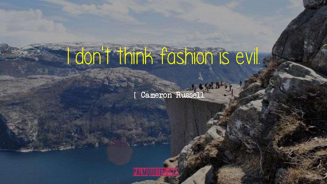 Fashion Sense quotes by Cameron Russell