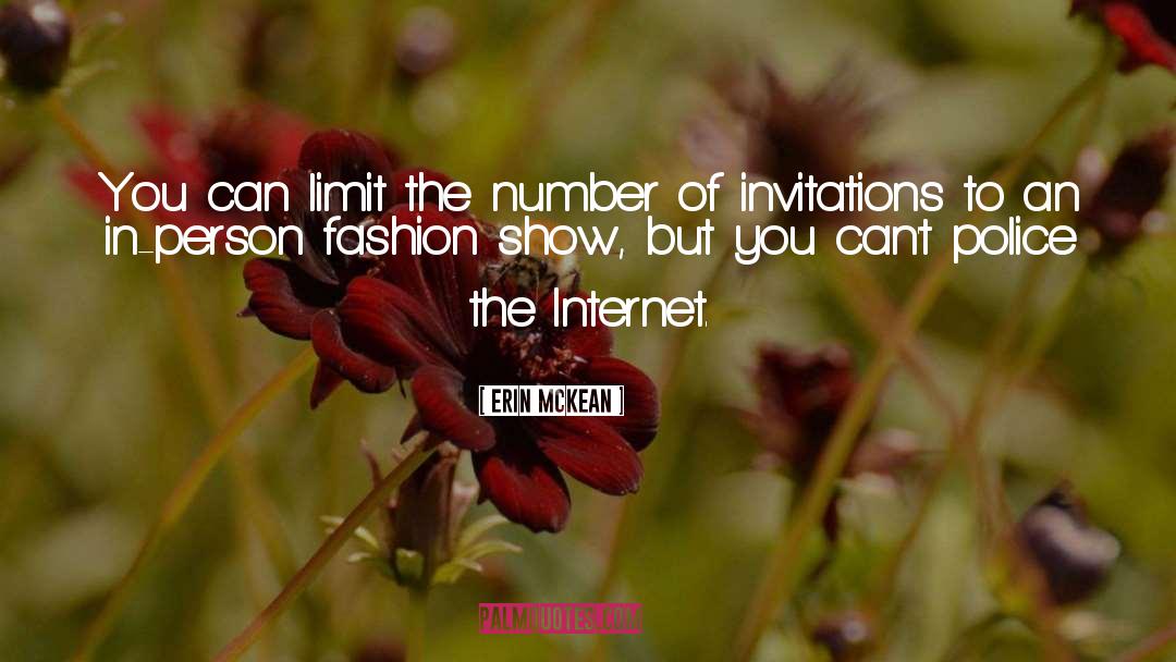 Fashion Show quotes by Erin McKean