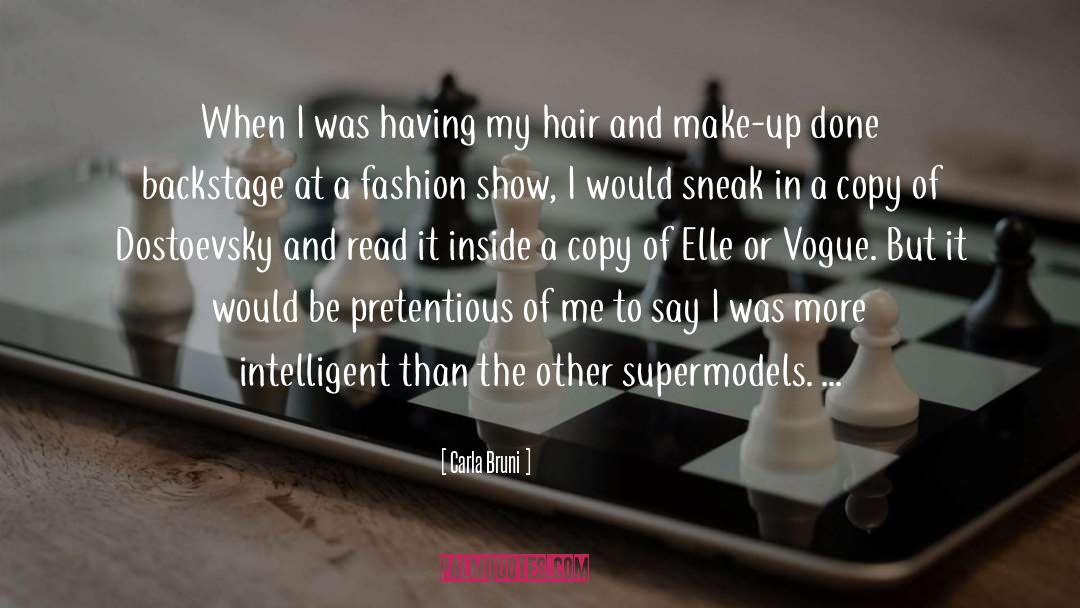 Fashion Show quotes by Carla Bruni