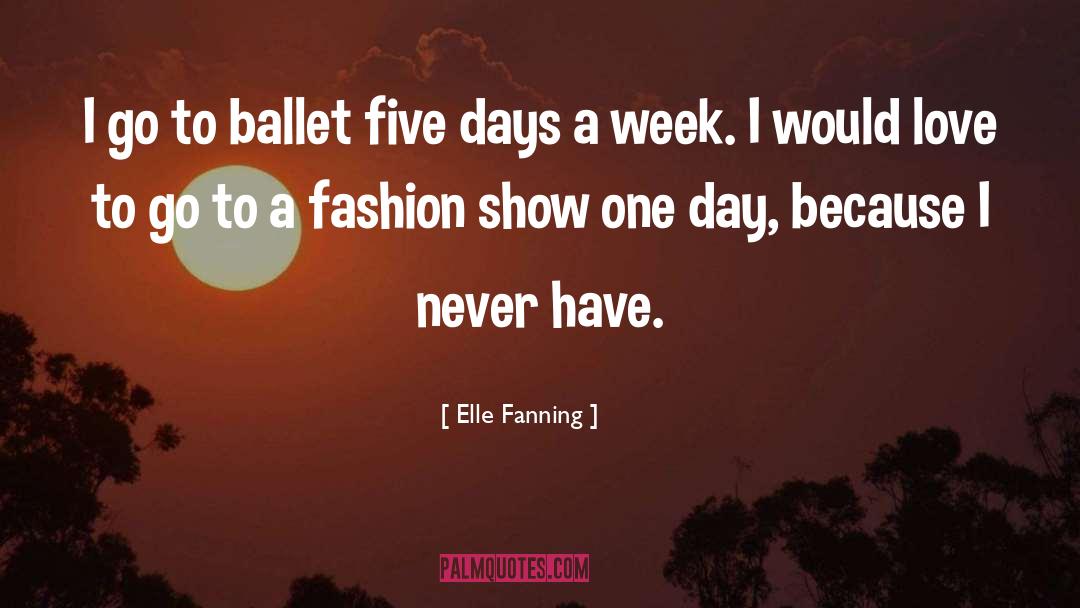 Fashion Show quotes by Elle Fanning