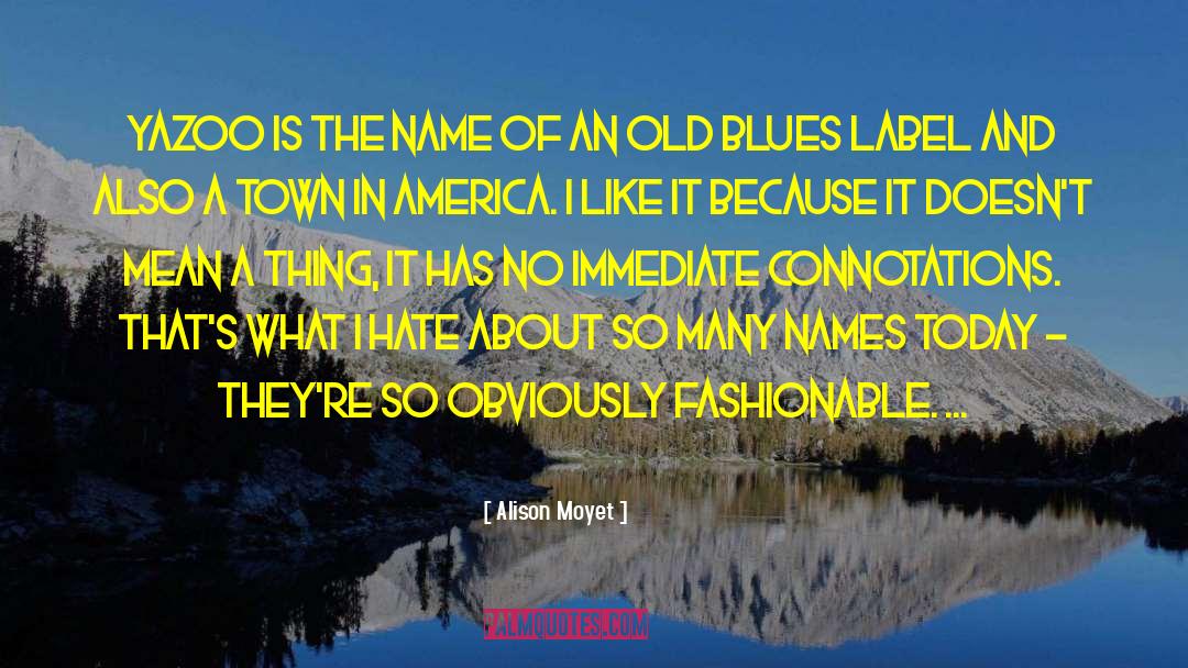 Fashionable quotes by Alison Moyet