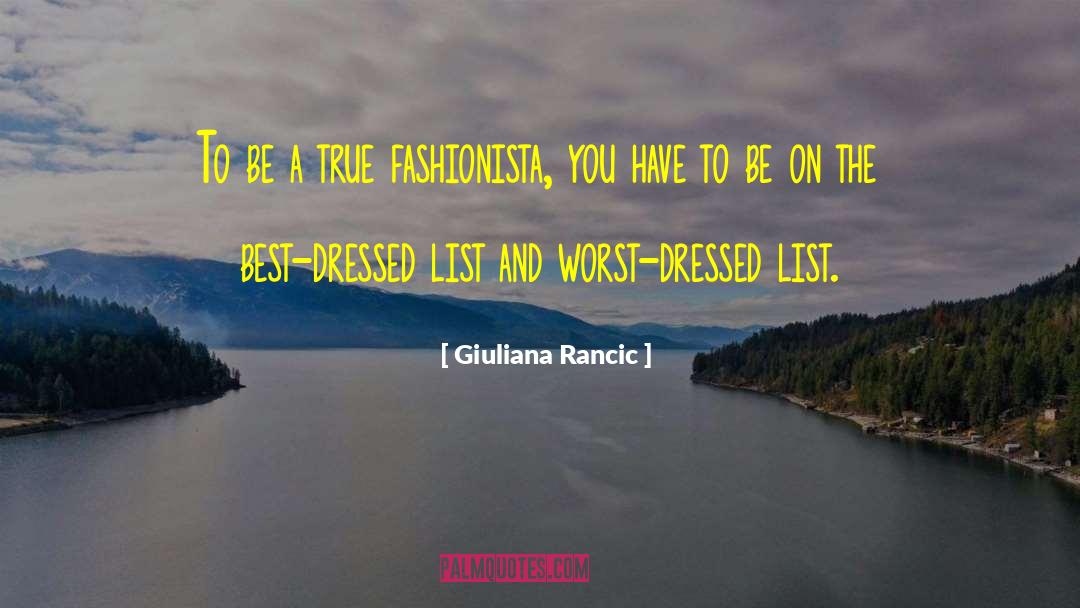Fashionista quotes by Giuliana Rancic