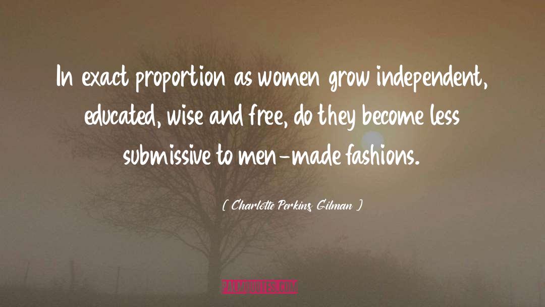 Fashions quotes by Charlotte Perkins Gilman