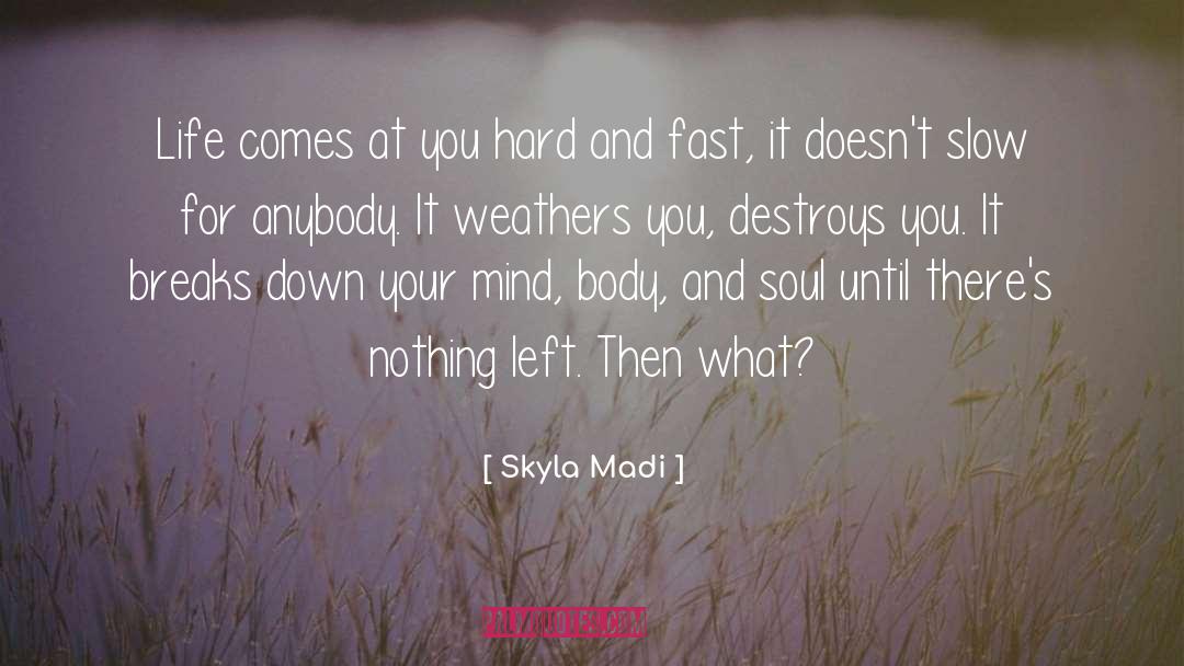 Fast Burning quotes by Skyla Madi