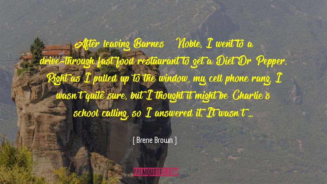 Fast Food Restaurants quotes by Brene Brown