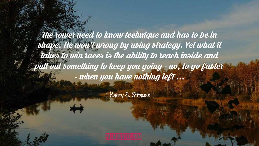 Faster quotes by Barry S. Strauss