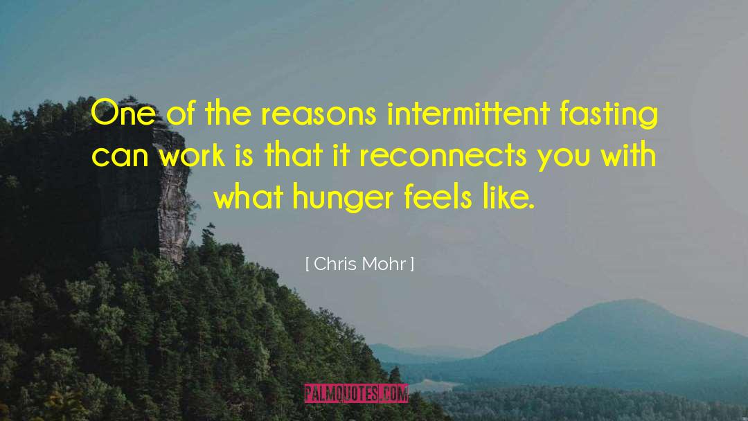 Fasting quotes by Chris Mohr