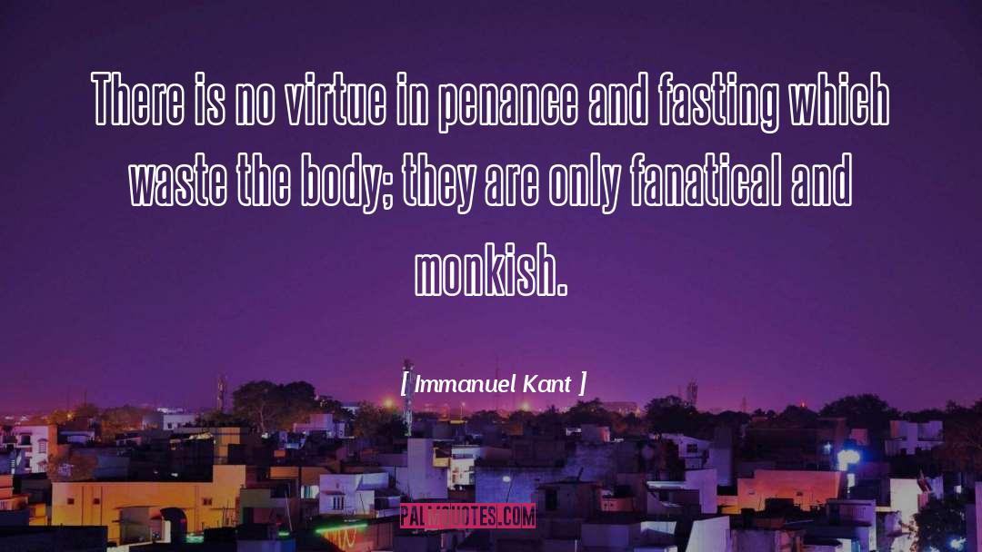 Fasting quotes by Immanuel Kant
