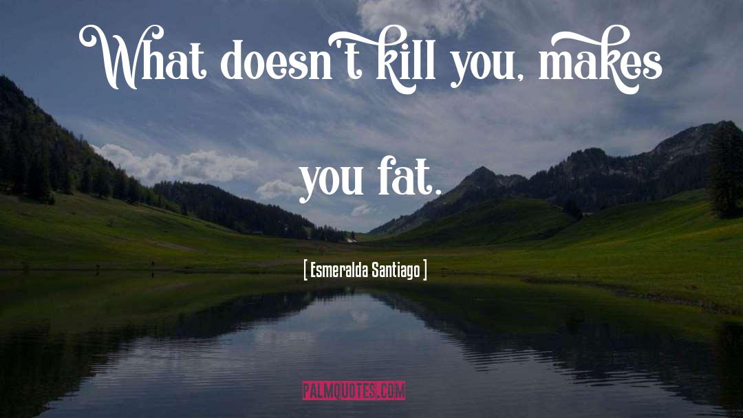 Fat Charlie quotes by Esmeralda Santiago