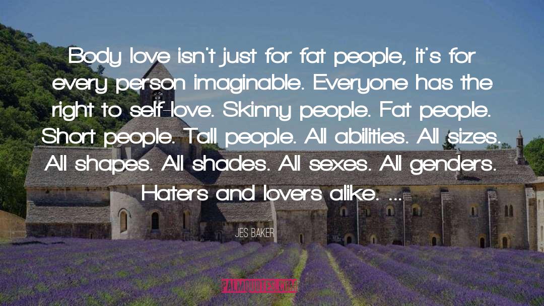 Fat People quotes by Jes Baker
