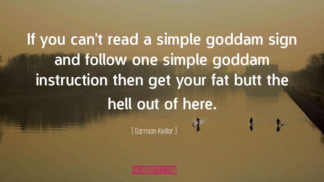 Fat quotes by Garrison Keillor
