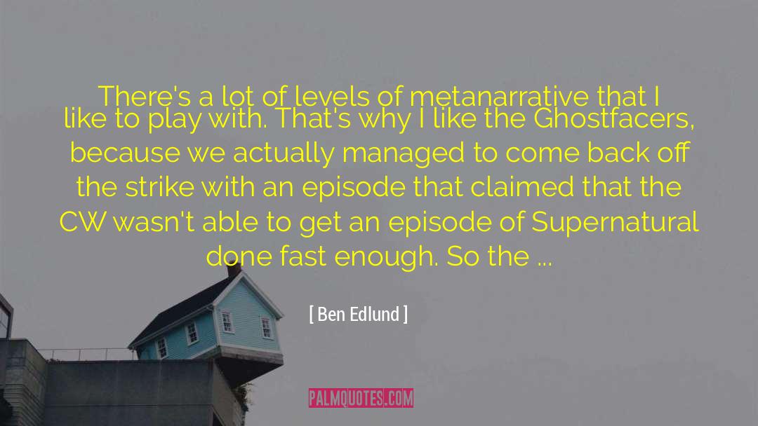 Fat Shaming quotes by Ben Edlund