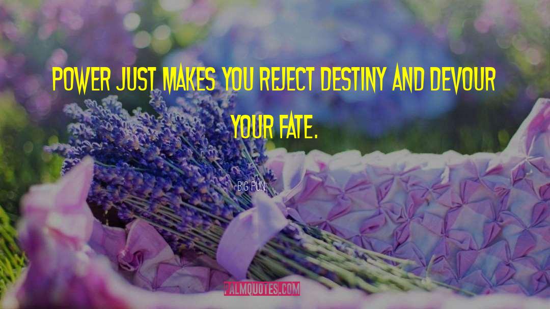 Fate Destiny quotes by Big Pun