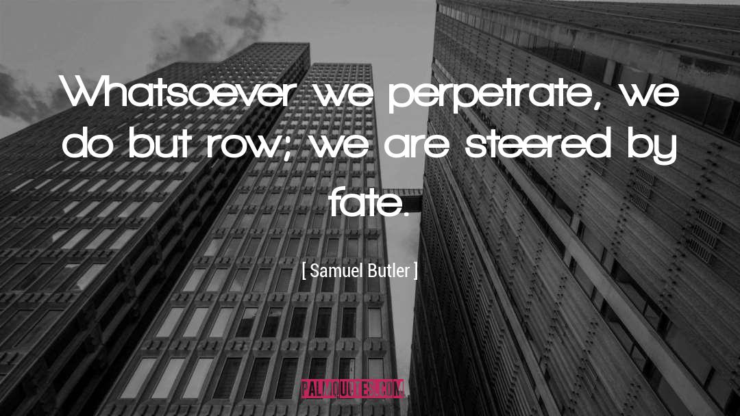 Fate Destiny quotes by Samuel Butler