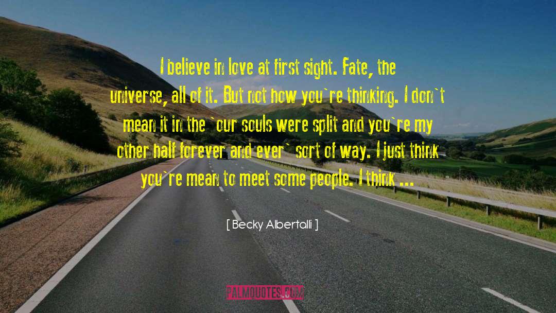 Fate Love quotes by Becky Albertalli