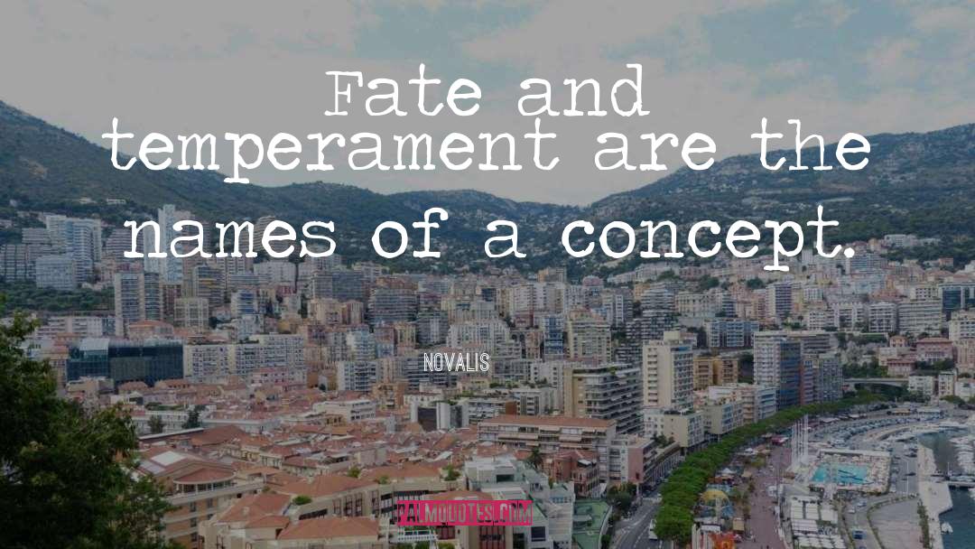 Fate quotes by Novalis