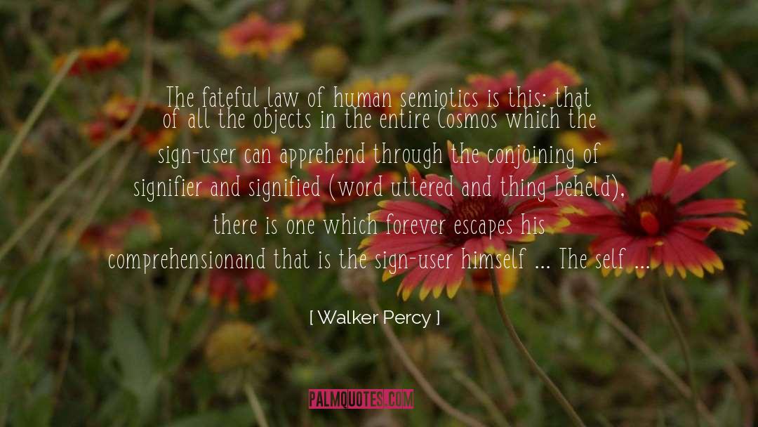 Fateful quotes by Walker Percy